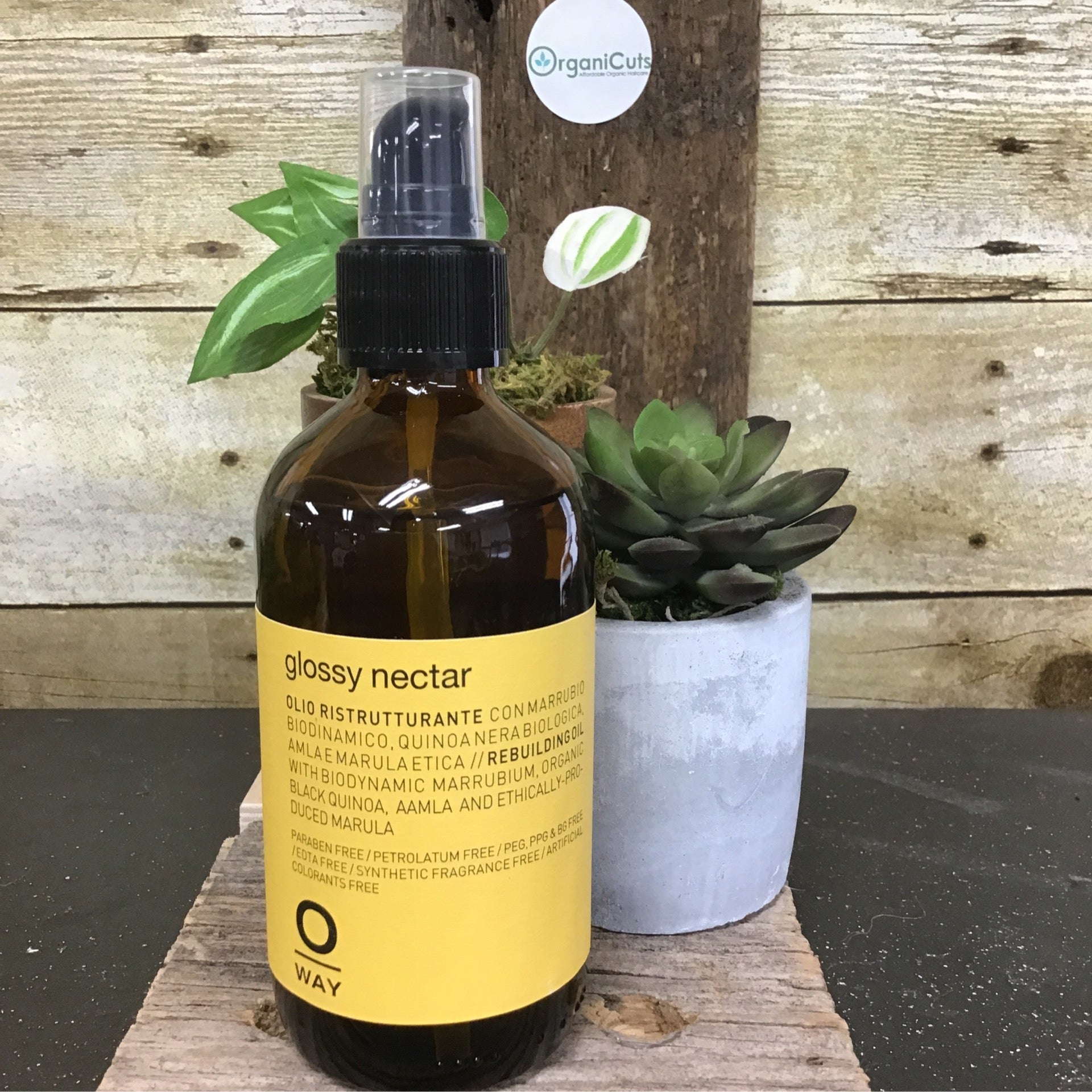 Oway Glossy Nectar | Organic Hair Serum – Holistic Hair Tribe